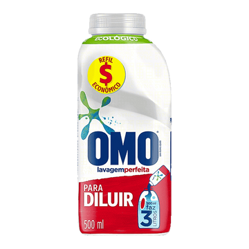 Refil Lava Roupas Líquido Concentrado Omo