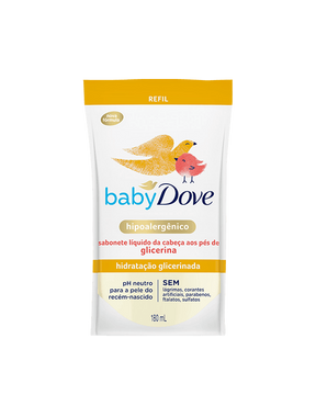 Sabonete Líquido Baby Hidratação Glicerinada Refil Dove
