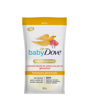 Sabonete Líquido Baby Hidratação Glicerinada Refil Dove