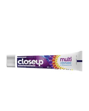 Creme Dental Fresh Closeup Multivitaminas + 12 Benefícios