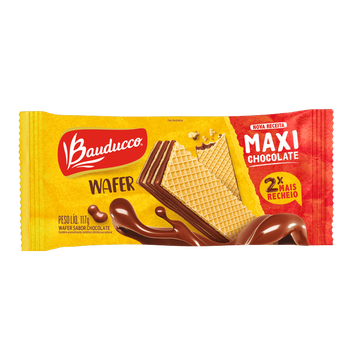Biscoito Wafer Maxi Chocolate Bauducco