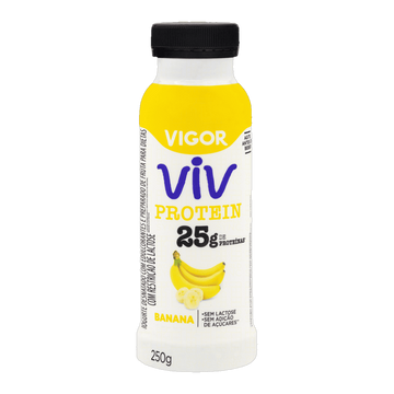 Iogurte de Banana com Whey Protein 25G de Proteína