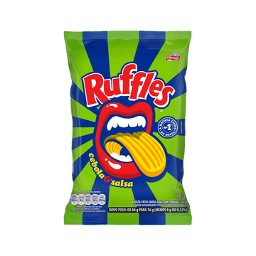 Batata Chips de Cebola e Salsa Ruffles