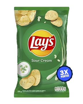 Batata Chips Lisa Sour Cream Lays