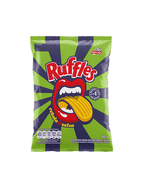 Batata Chips Ondulada Cebola e Salsa Elma Chips Ruffles