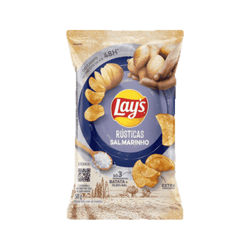 Batata Chips Rústica com Sal Marinho Lays