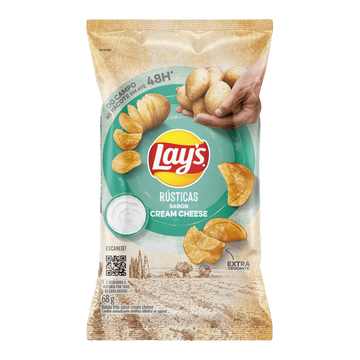 Batata Chips Rústica Cream Cheese Lays