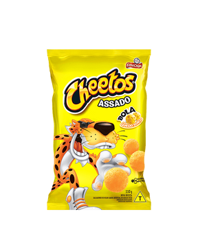 Salgadinho de milho bola queijo suiço Elma Chips Cheetos