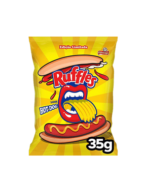 Batata Ruffles lanchonete sabor hotdog 35g