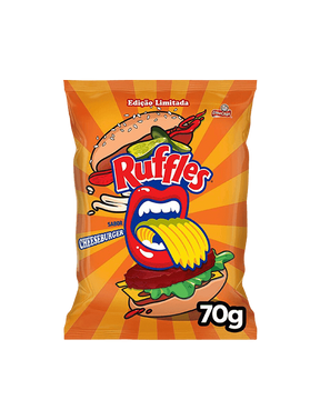 Batata Ruffles lanchonete sabor hamburguer