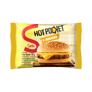Sanduíche Congelado X-Burguer Hot Pocket Sadia