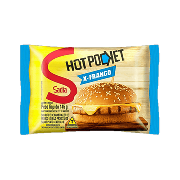 Sanduíche Congelado X-Frango Hot Pocket Sadia