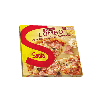 Pizza Lombo com Requeijão e Mussarela Sadia