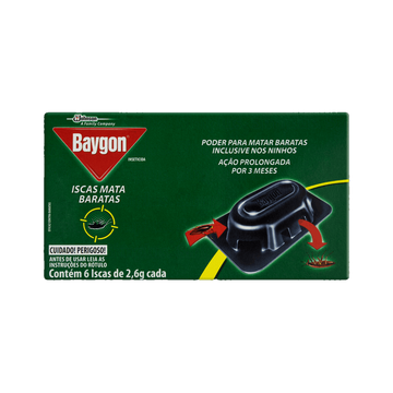 Inseticida Isca Mata Baratas Baygon Sc Johnson