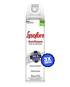 Desinfetante em Spray Lysoform Sc Johnson