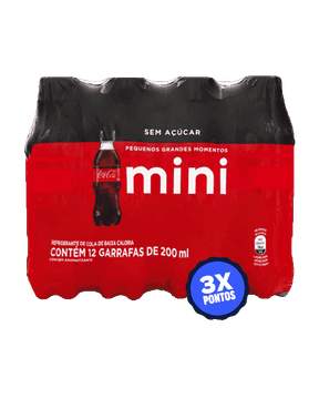 Pack de Refrigerante sem Açúcar Coca-Cola