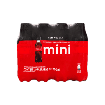 Pack de Refrigerante sem Açúcar Coca-Cola