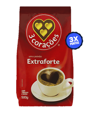 Café Torrado e Moído Extraforte 3 Corações