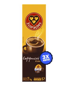Cappuccino em Cápsula Classic 3 Corações