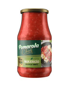 Molho de tomate com manjericão Pomarola Chef