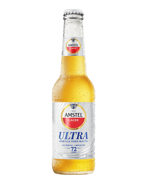 Cerveja lager puro malte sem glutém Amstel Ultra