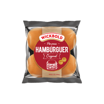 Pão Para Hambúrguer Wickbold