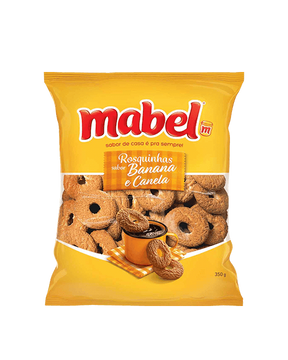 Biscoito Rosquinha Banana e Canela Mabel