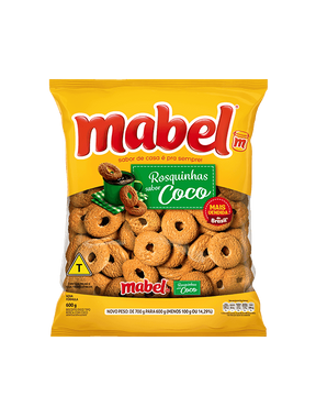 Biscoito Rosquinha Coco Mabel