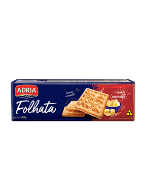 Biscoito cracker folhata Adria