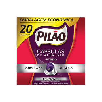 Café em Cápsula de Alumínio Intenso Pilão