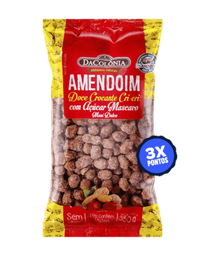 Amendoim doce com mascavo DaColônia