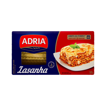 Massa Para Lasanha Semola Adria