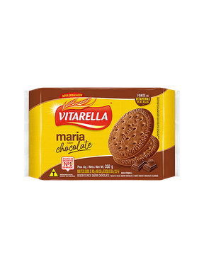Biscoito maria chocolate Vitarella
