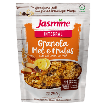 Granola Integral Mel e Frutas Jasmine