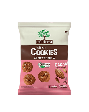 Mini Cookies Integrals Cacau e Castanhas Mãe Terra