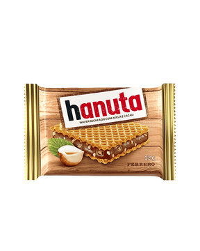 Hanuta wafer recheado com creme de avelã