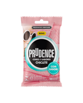 Preservativo Lubrificado Prudence Chiclete