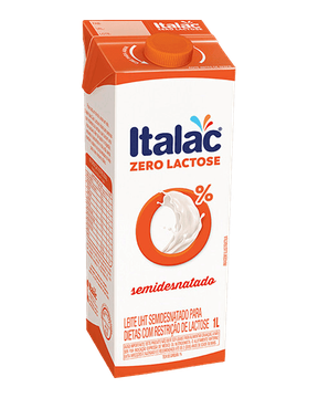 Leite Semidesnatado zero lactose Italac