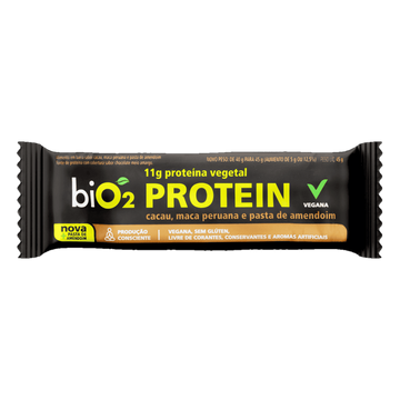 Barra de Proteína sabor Cacau, Maca Peruana e Pasta de Amendoim Bio2