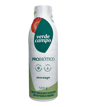 Iogurte Probiótico Morango Verde Campo