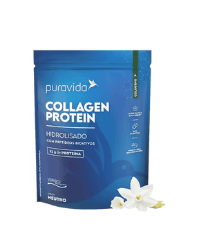 Colágeno protein em pó neutro Puravida