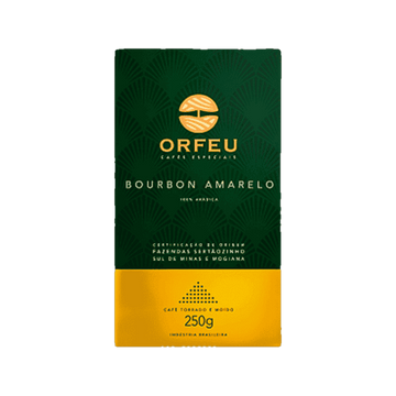 Café Torrado e Moído Bourbon Amarelo Orfeu