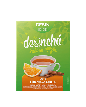 Desinchá laranja com canela