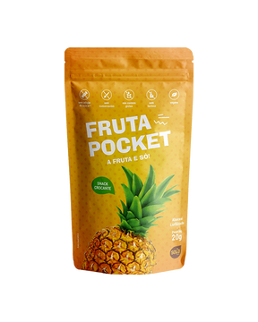 Fruta pocket de abacaxi liofilizado Solo snacks