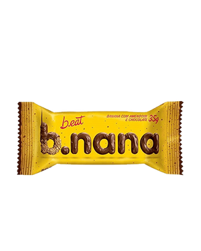 Barra de banana com amendoim e chocolate B.nana