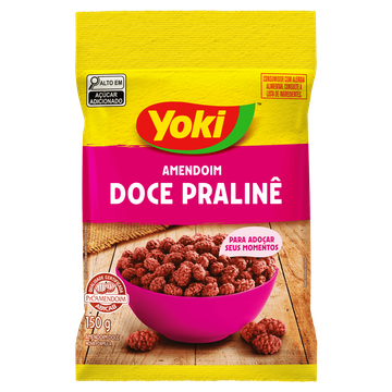 Amendoim doce pralinê Yoki 150g