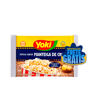 Pipoca Para Micro-Ondas sabor Manteiga de Cinema Yoki