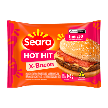 Sanduíche de Bacon Hot Hit Seara