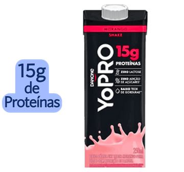 Bebida proteica de Morango 15G de Proteína YoPro