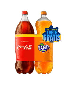 Refrigerante Coca-Cola + Fanta Laranja